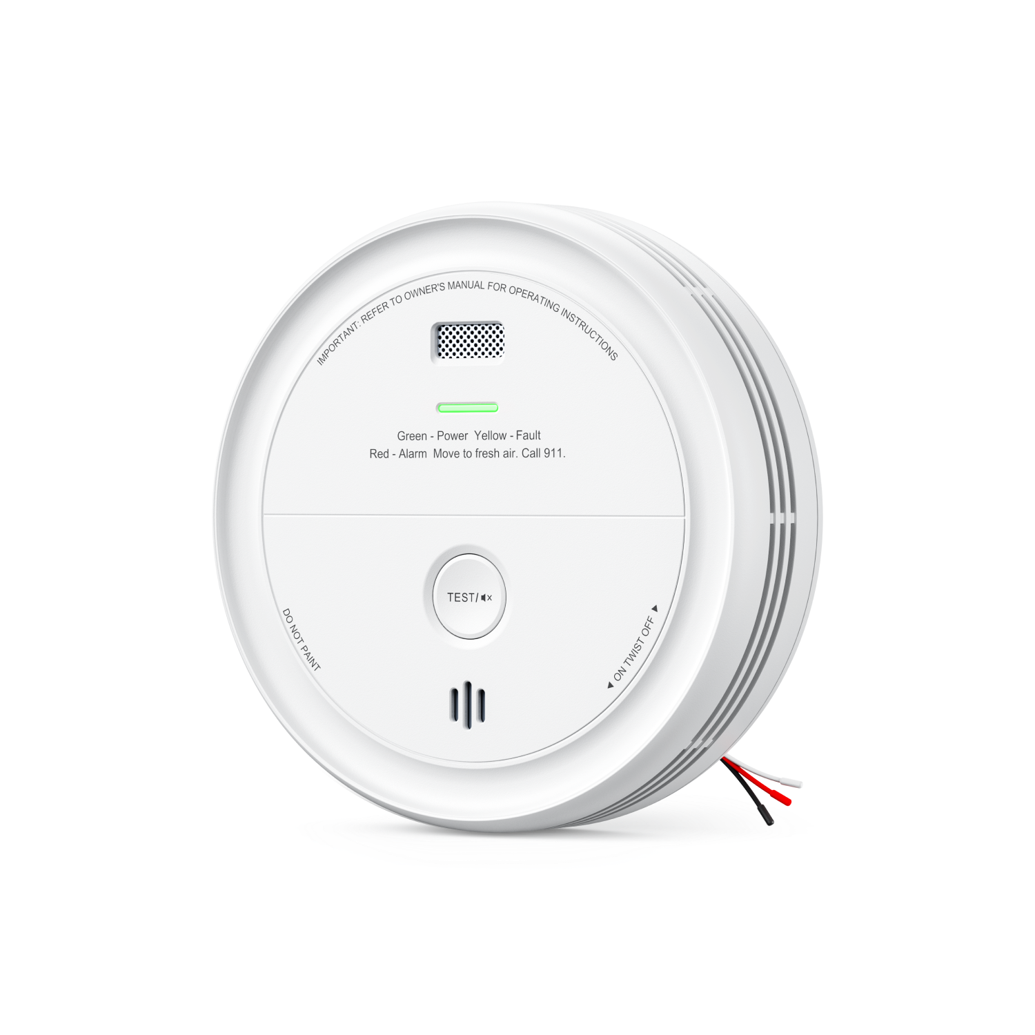 XP0J-SA Hardwired Smoke and CO Alarm with Voice Alerts