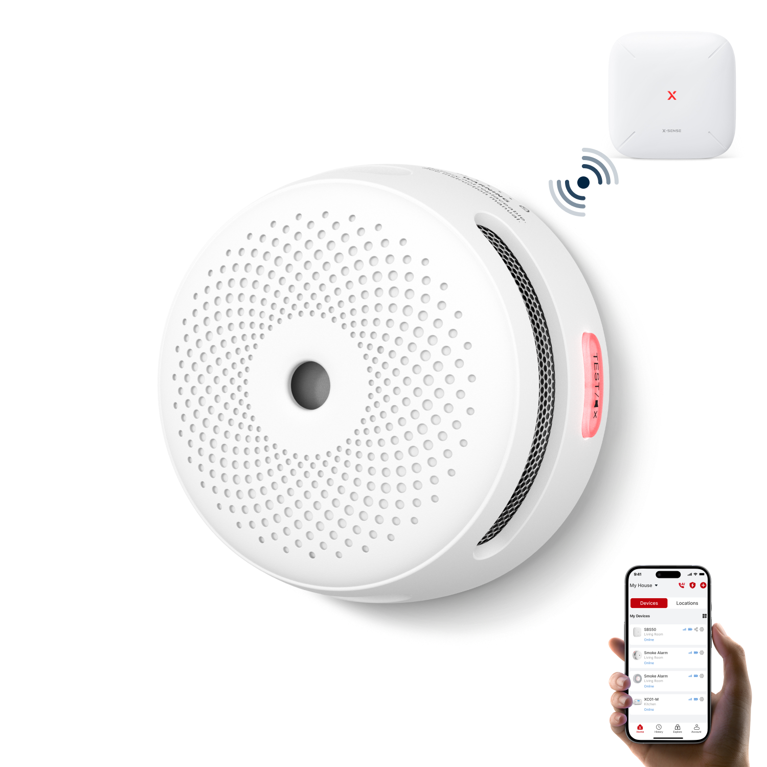 FS31 Interconnected Smart Smoke Alarm Kit | X-Sense